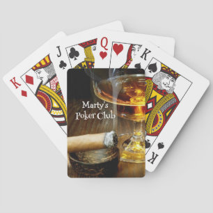 Cigars Poker Cocktails Spiele Spielkarten