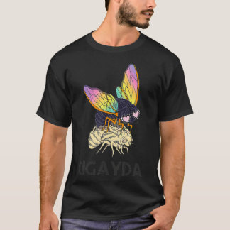 Cigayda LGBT Pride Cicada Brood X 2021 Insekt T-Shirt
