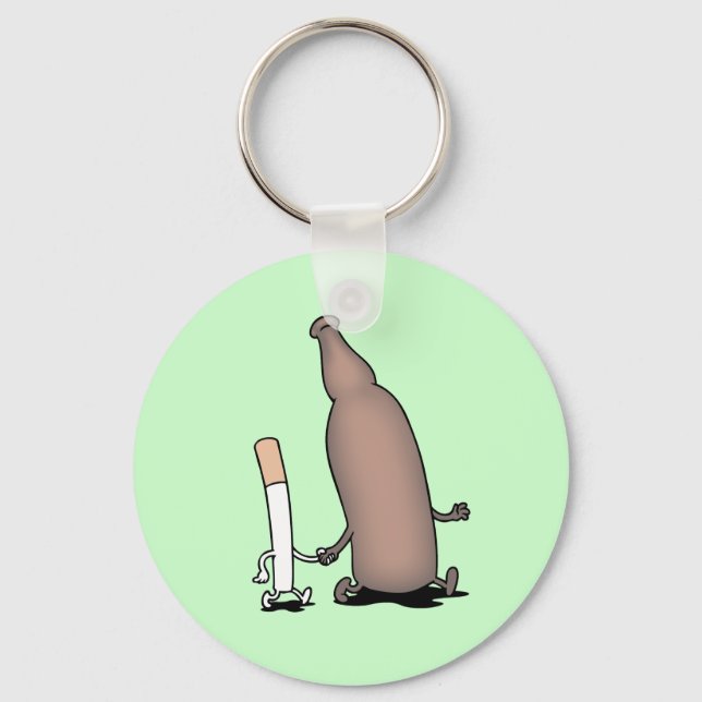 Cigs-n-Beer Schlüsselanhänger (Vorderseite)