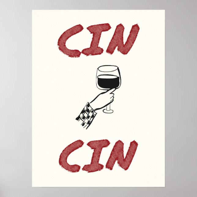 Cin Cin Poster (Vorne)