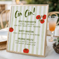 Cin Cin Tomato Brautparty Bar Menü