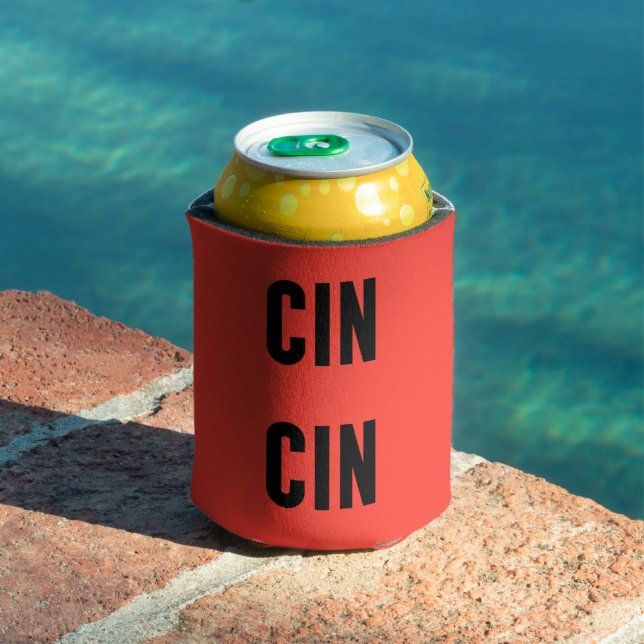 Cin Cin Typography Dosenkühler (In Situ Pool)