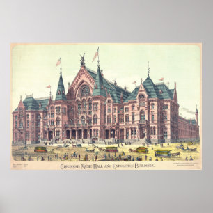 Cincinnati-Auditorium 1879 Poster