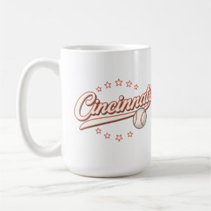 Cincinnati Baseball Vintages Logo - Retro Sports Kaffeetasse