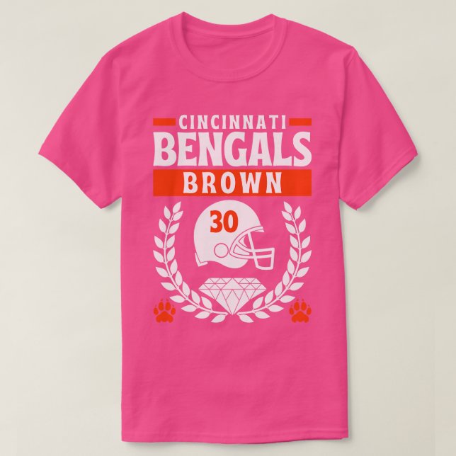Cincinnati Bengals Chase Brown 30 Edition T-Shirt (Design vorne)