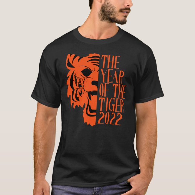 Cincinnati Bengals Jahr der Tiger Classic T-Shi T-Shirt (Vorderseite)