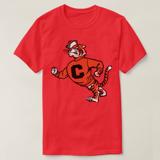 Cincinnati Bengals Vintage Wandern Angry Tiger T-Shirt (Design vorne)