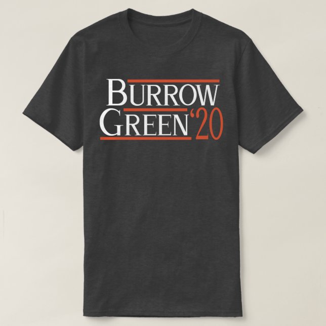 Cincinnati Burrow Green T-Shirt (Design vorne)