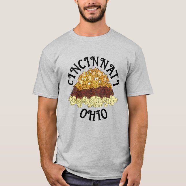 Cincinnati Chili Ohio OH Spaghetti Chili Food T-Shirt (Vorderseite)