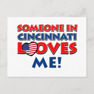 CINCINNATI City Designs Postkarte