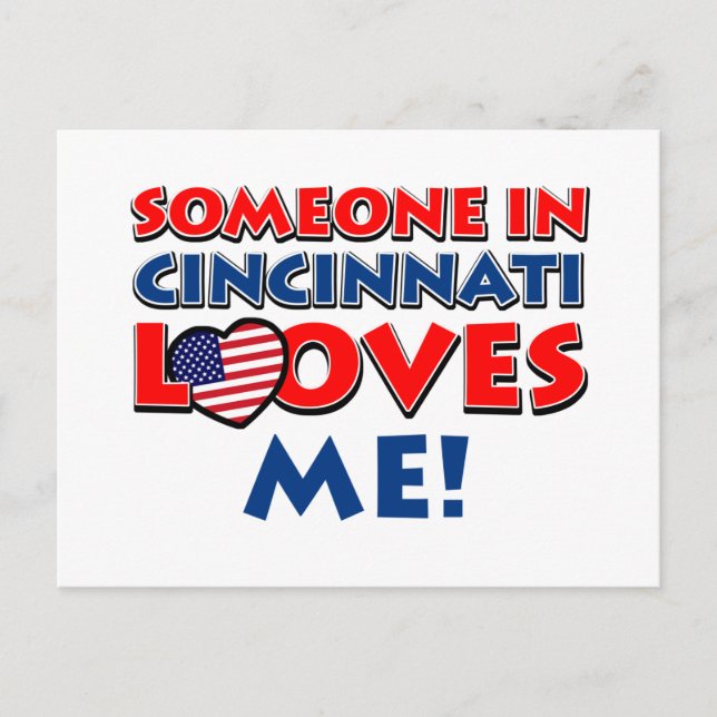 CINCINNATI City Designs Postkarte (Vorderseite)