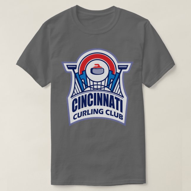Cincinnati-Curling T-Shirt (Design vorne)