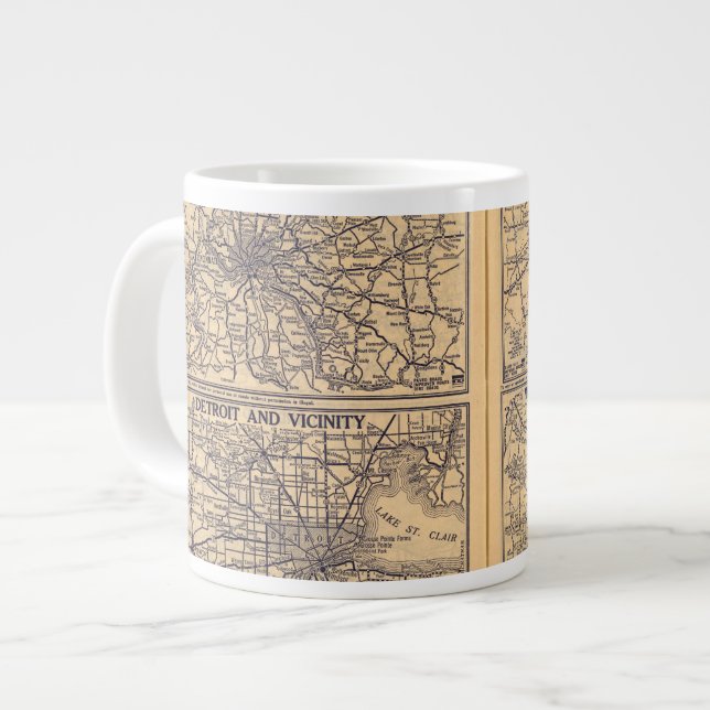 Cincinnati, Detroit, Indianapolis Jumbo-Tasse (Vorderseite Links)