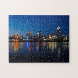 Cincinnati durch Nacht Puzzle