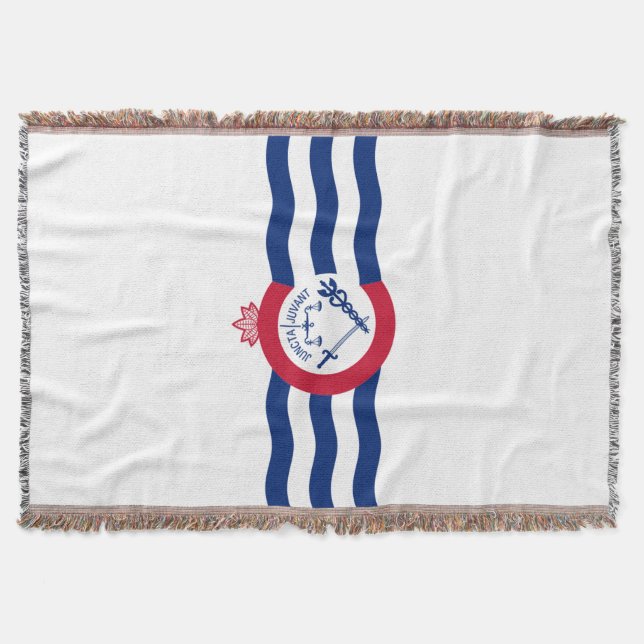 Cincinnati-Flagge Decke (Vorderseite)