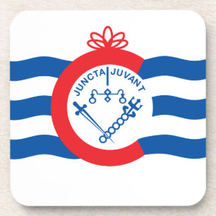 Cincinnati-Flagge Getränkeuntersetzer