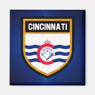 Cincinnati-Flagge Magnet
