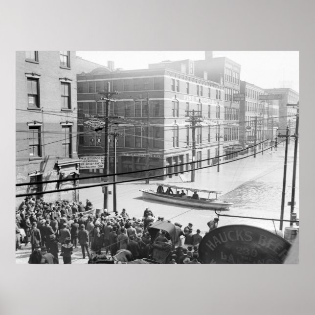 Cincinnati-Flut: 1910 Poster (Vorne)