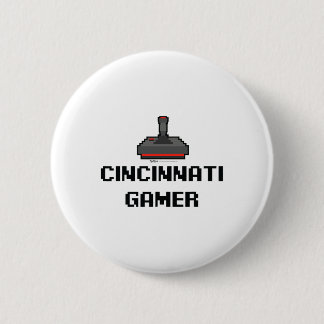 Cincinnati Gamer 8-Bit Stadt Button