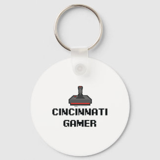 Cincinnati Gamer 8-Bit Stadt Schlüsselanhänger