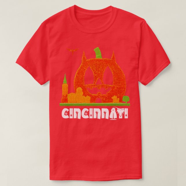Cincinnati Halloween T-Shirt (Design vorne)