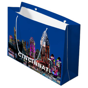 Cincinnati in Graffiti Große Geschenktüte