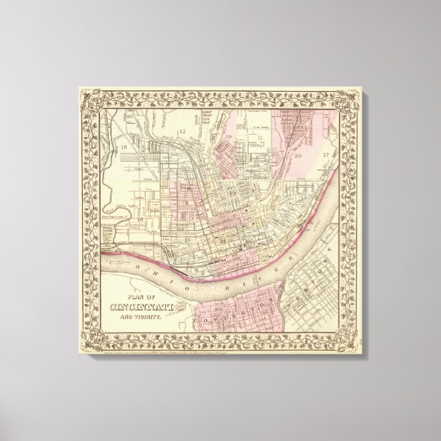 Cincinnati Leinwanddruck (Vorderseite)