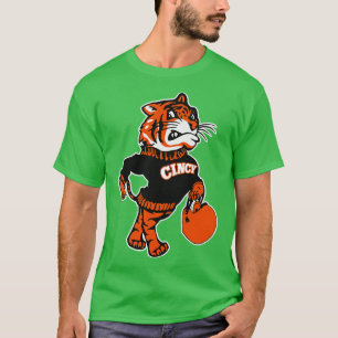 Cincinnati Neuinterpretierter Vintage-Kampfmaskott T-Shirt