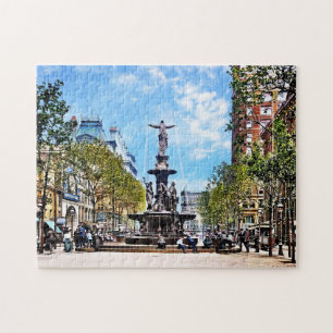 Cincinnati OH - Tyler-Davidson-Brunnen c1906 Puzzle