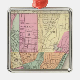 Cincinnati, Ohia Silbernes Ornament