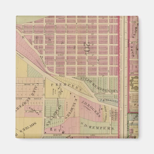 Cincinnati, Ohio 4 Magnet (Vorne)