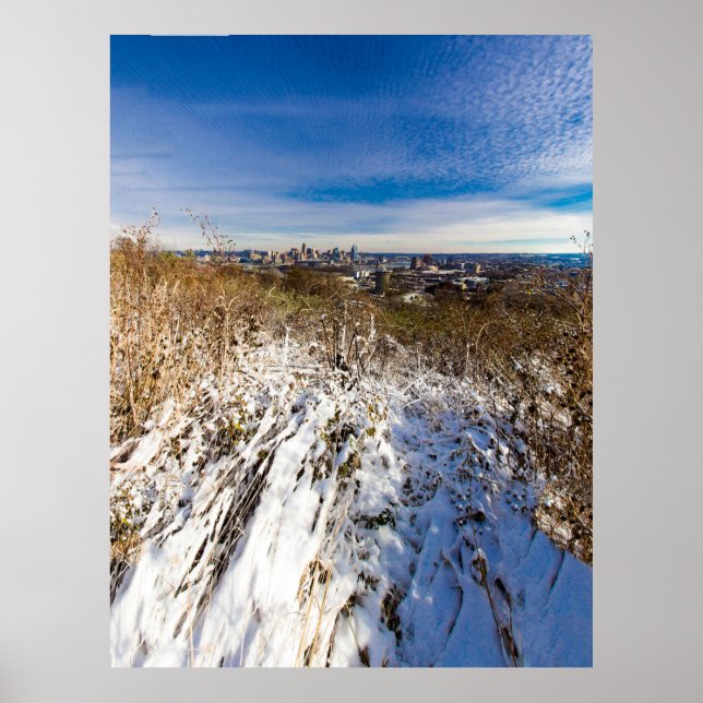 Cincinnati, Ohio aus Devou Park, Kentucky Poster (Vorne)