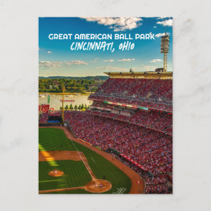 CINCINNATI OHIO BALL PARK STADIUM POSTCARDS POSTKARTE