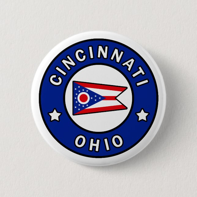 Cincinnati Ohio Button (Vorderseite)