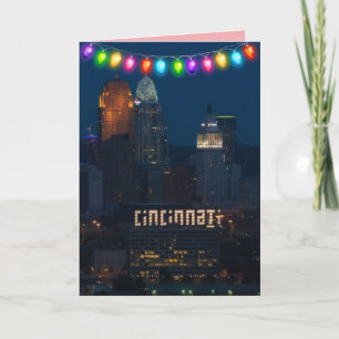 CINCINNATI. OHIO CHRISTMAS CARDS DANKESKARTE