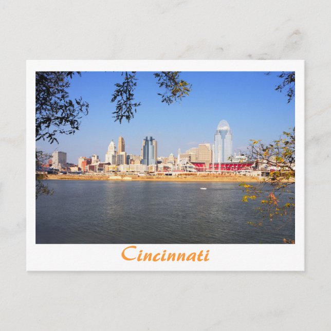 Cincinnati, Ohio, die Königstadt Postkarte (Vorderseite)