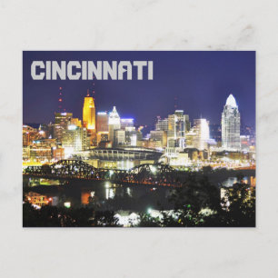 Cincinnati, Ohio, die Queen City. Postkarte