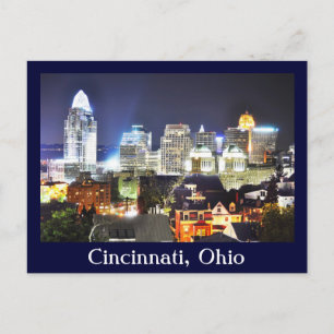 Cincinnati, Ohio, die Queen City. Postkarte