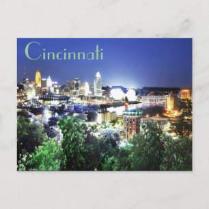 Cincinnati, Ohio, die Queen City. Postkarte