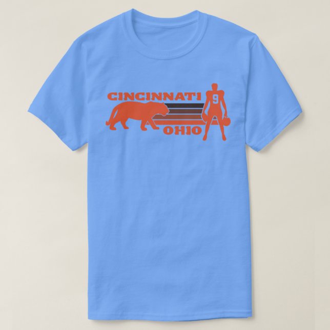 Cincinnati Ohio Football T-Shirt (Design vorne)