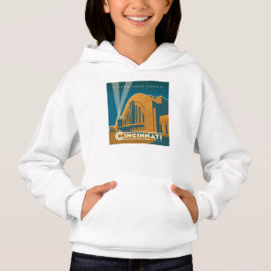 Cincinnati, Ohio   Historischer Gewerkschaft Hoodie