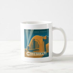Cincinnati, Ohio   Historischer Gewerkschaft Kaffeetasse