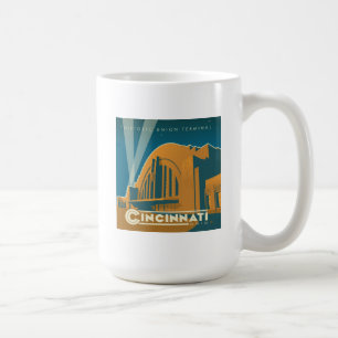 Cincinnati, Ohio   Historischer Gewerkschaft Kaffeetasse