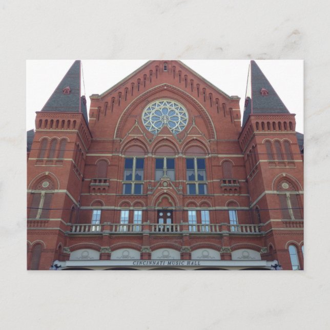 CINCINNATI OHIO MUSIC HALL POSTCARDS POSTKARTE (Vorderseite)