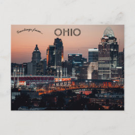 Cincinnati Ohio Postkarte