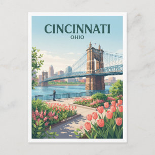 Cincinnati Ohio Reise Postkarte