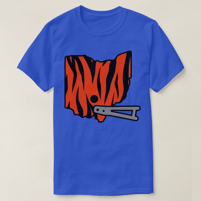 Cincinnati Ohio Retro Helmet White T-Shirt (Design vorne)