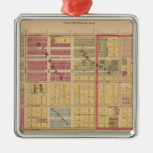 Cincinnati, Ohio Silbernes Ornament