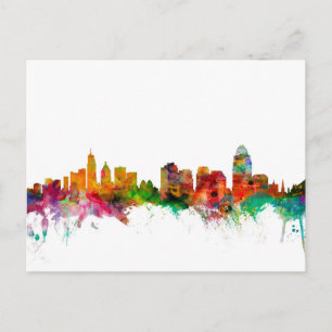 Cincinnati Ohio Skyline Postkarte