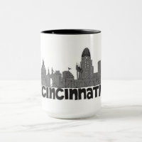 Cincinnati, Ohio Souvenir Tasse